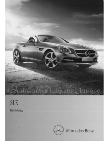 2011 MERCEDES BENZ SLK KLASSE INSTRUCTIEBOEKJE NEDERLANDS