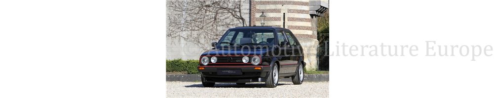 VOLKSWAGEN GOLF II Betriebsanleitungen
