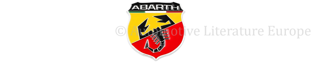 ABARTH (Betriebsanleitungen, Reparaturanleitungen, Ersatzteilkatalogen)