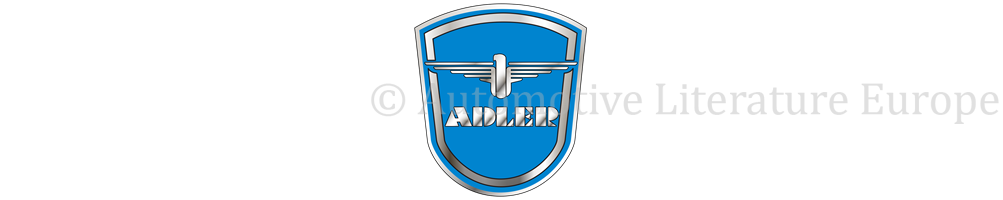 ADLER (Betriebsanleitungen, Reparaturanleitungen, Ersatzteilkatalogen)