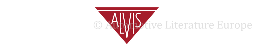 ALVIS (instructieboekjes, reparatiehandboeken, onderdeelboeken)