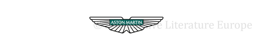 ASTON MARTIN (instructieboekjes, reparatiehandboeken, onderdeelboeken)