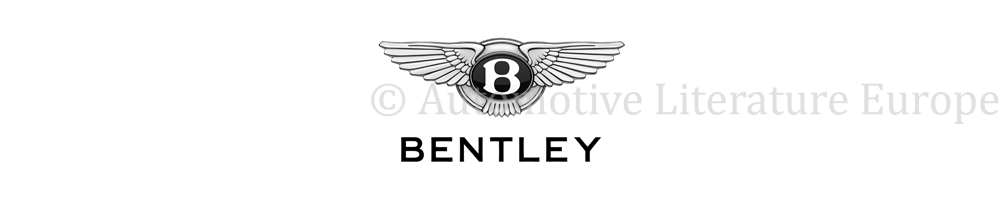 BENTLEY (instructieboekjes, reparatiehandboeken, onderdeelboeken)