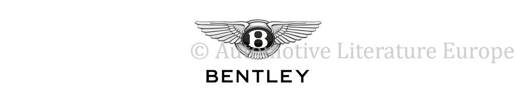 BENTLEY BORDMAPPE (Betriebsanleitungen, Reparaturanleitungen, Ersatzteilkatalogen)